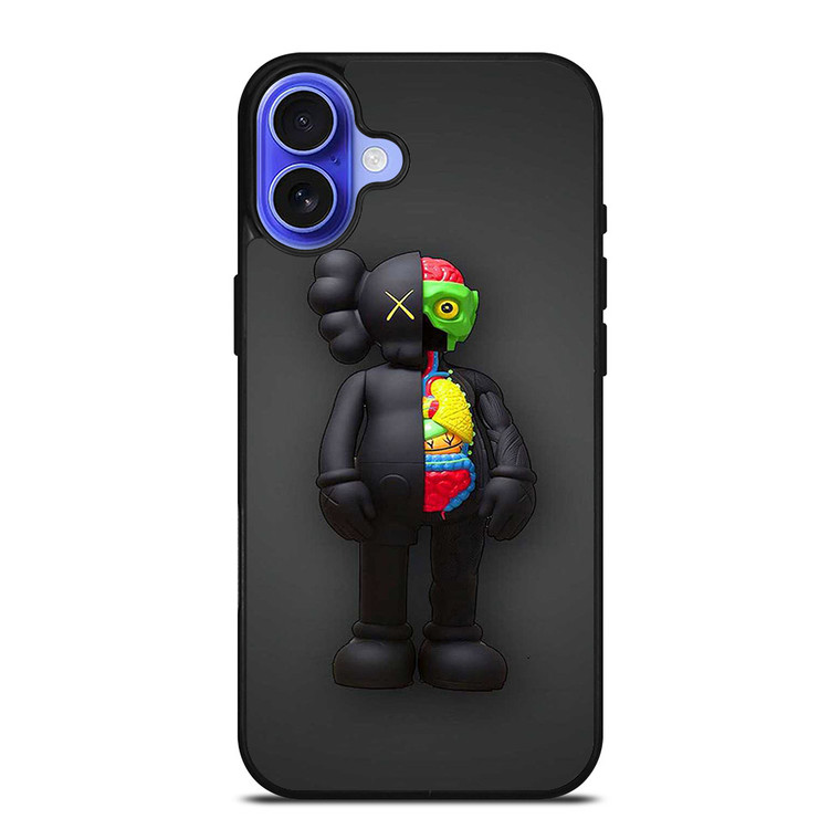 KAWS BLACK iPhone 16 Case