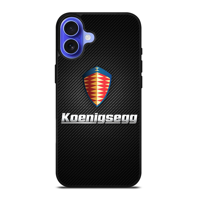 KOENIGSEGG LOGO iPhone 16 Case KOENIGSEGG LOGO iPhone 16 Case