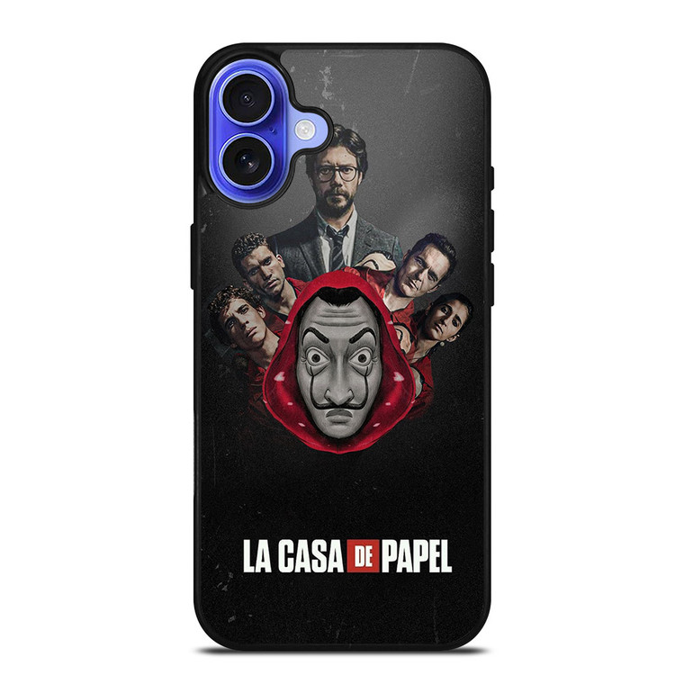 LA CASA DE PAPEL MONEY HEIST ART iPhone 16 Case LA CASA DE PAPEL MONEY HEIST ART iPhone 16 Case