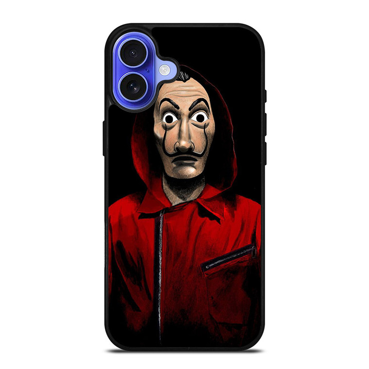 LA CASA DE PAPEL MONEY HEIST MASK iPhone 16 Case LA CASA DE PAPEL MONEY HEIST MASK iPhone 16 Case
