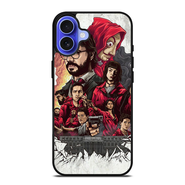 LA CASA DE PAPEL MONEY HEIST iPhone 16 Case LA CASA DE PAPEL MONEY HEIST iPhone 16 Case