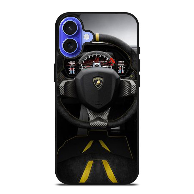 LAMBORGHINI STEERING WHEEL 2 iPhone 16 Case