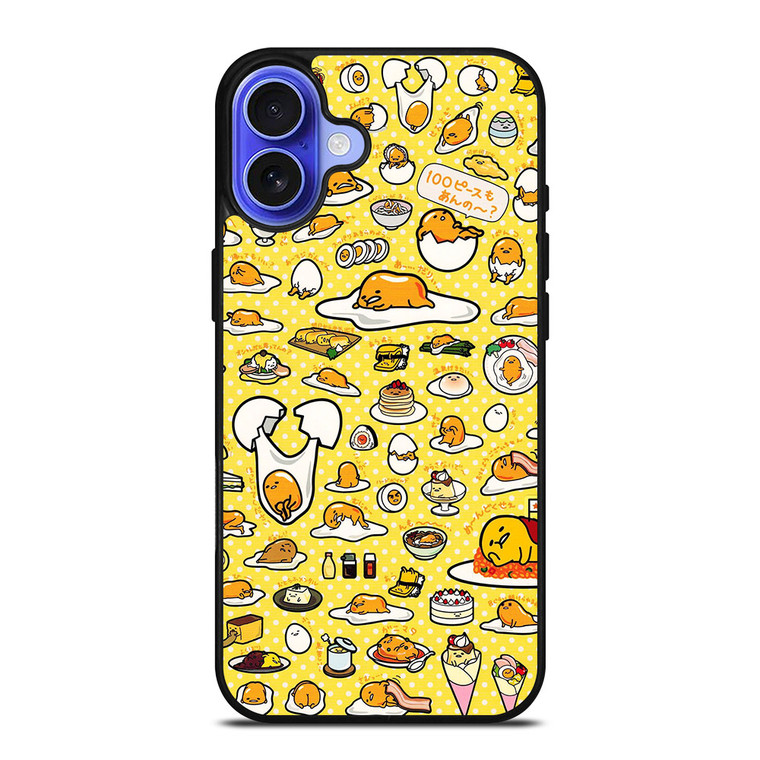 LAZY EGG GUDETAMA COLLAGE iPhone 16 Case LAZY EGG GUDETAMA COLLAGE iPhone 16 Case