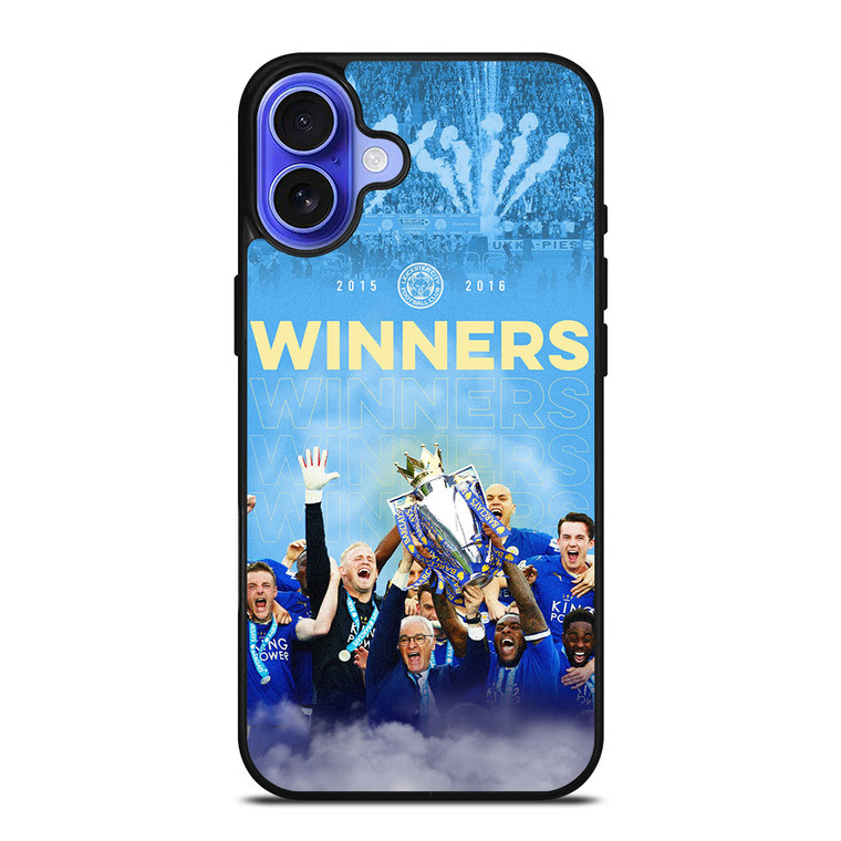 LEICESTER CITY FC CHAMPIONS iPhone 16 Case
