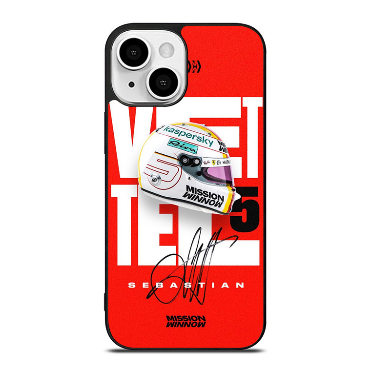 SEBASTIAN VETTEL HELMET iPhone 13 Mini Case