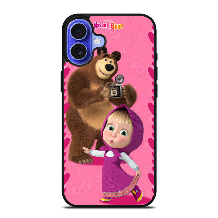MASHA AND THE BEAR CUTE MODEL iPhone 16 Case