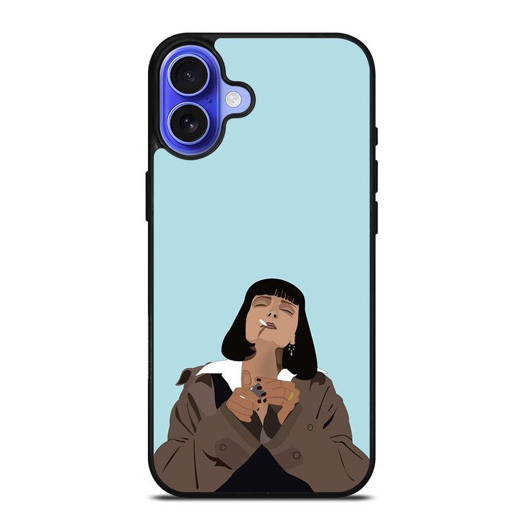MIA WALLACE PULP FICTION 2 iPhone 16 Case MIA WALLACE PULP FICTION 2 iPhone 16 Case