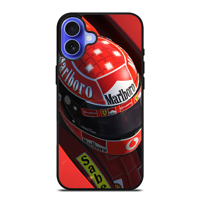 MICHAEL SCHUMACHER HELMET 3 iPhone 16 Case MICHAEL SCHUMACHER HELMET 3 iPhone 16 Case