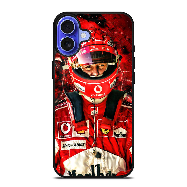 MICHAEL SCHUMACHER HELMET iPhone 16 Case MICHAEL SCHUMACHER HELMET iPhone 16 Case