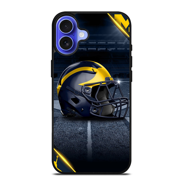 MICHIGAN WOLVERINES FOOTBALL iPhone 16 Case