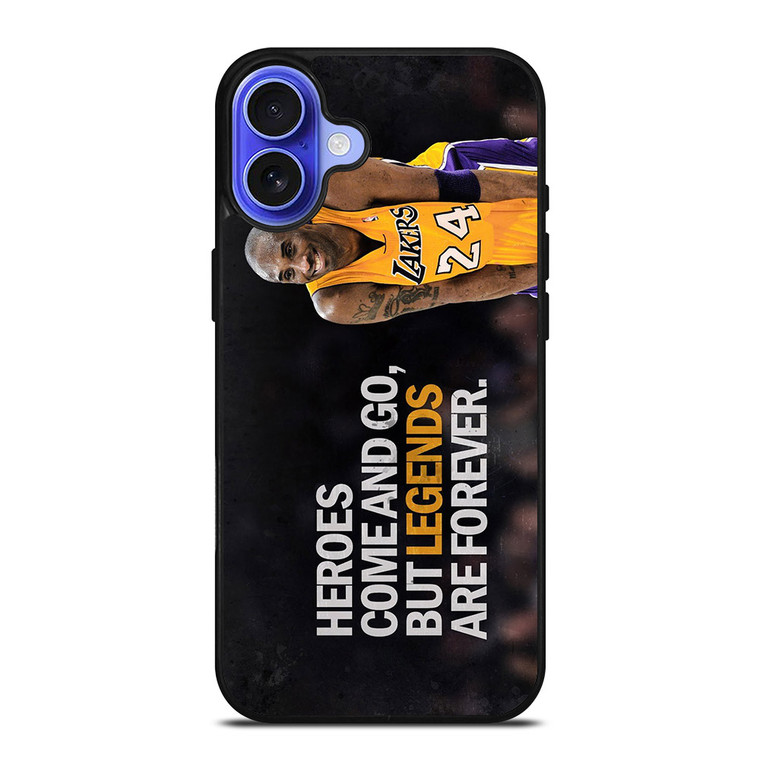 NBA LOS ANGELES LAKERS KOBE BRYANT 4 iPhone 16 Case