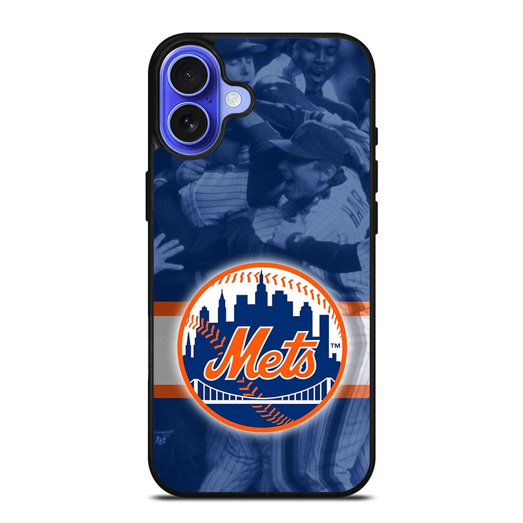 NEW YORK METS LOGO 4 iPhone 16 Case