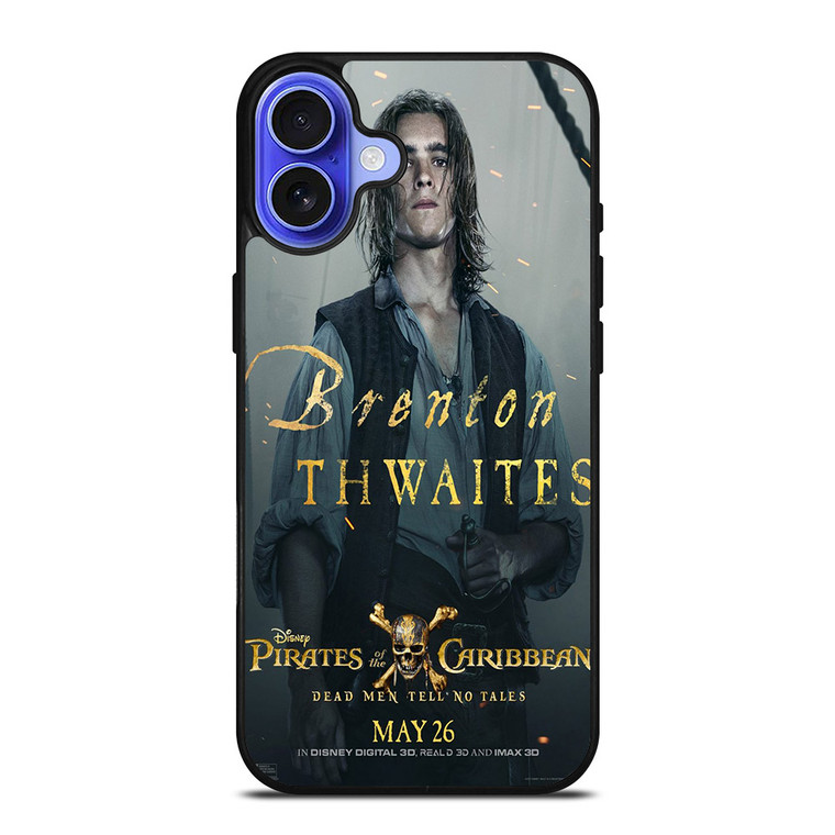 PIRATES OF THE CARIBBEAN BRENTON THWAITES iPhone 16 Case