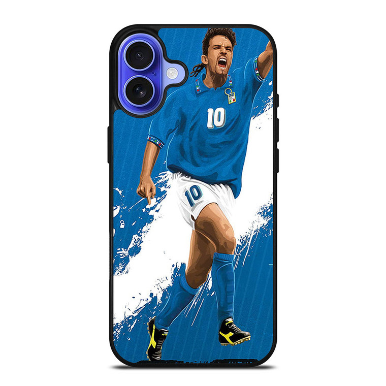 ROBERTO BAGGIO LEGEND ITALY iPhone 16 Case