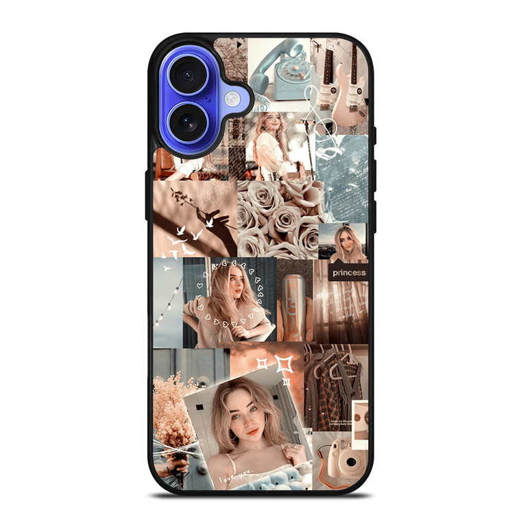 SABRINA CARPENTER BEAUTY COLLAGE iPhone 16 Case