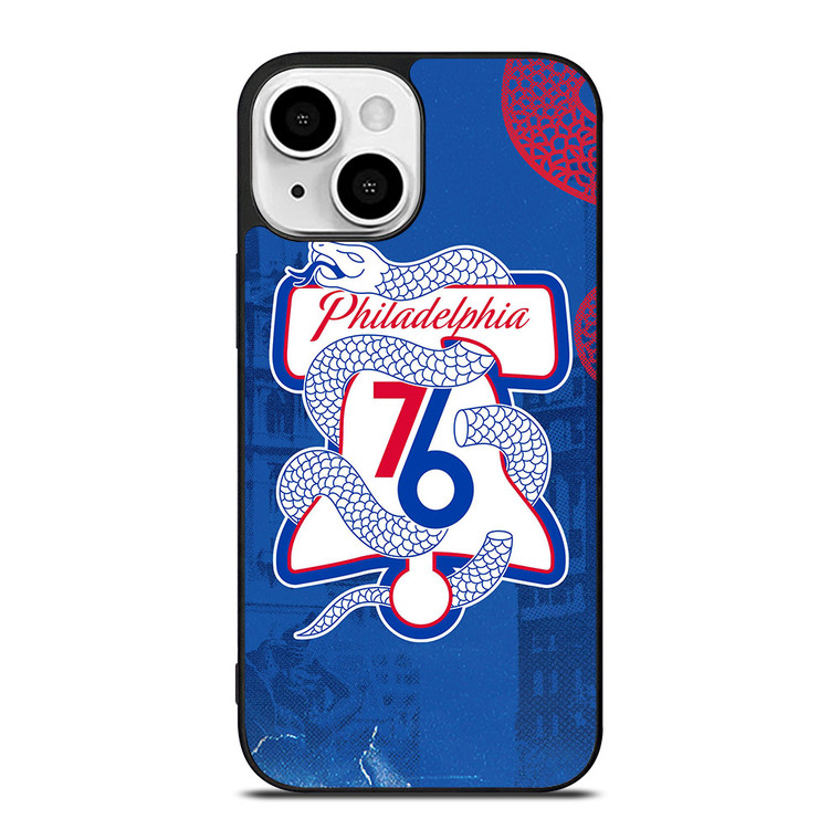PHILADELPHIA 76ERS LOGO iPhone 13 Mini Case PHILADELPHIA 76ERS LOGO iPhone 13 Mini Case