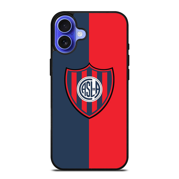 SAN LORENZO FUTBOL CLUB LOGO iPhone 16 Case