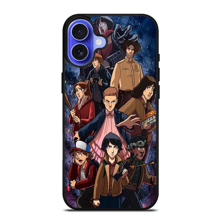 STRANGER THINGS ART iPhone 16 Case