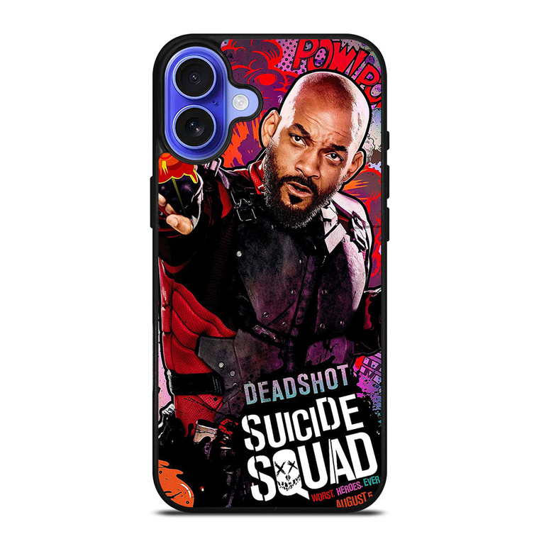 WILL SMITH SUICIDE SQUAD ART iPhone 16 Case