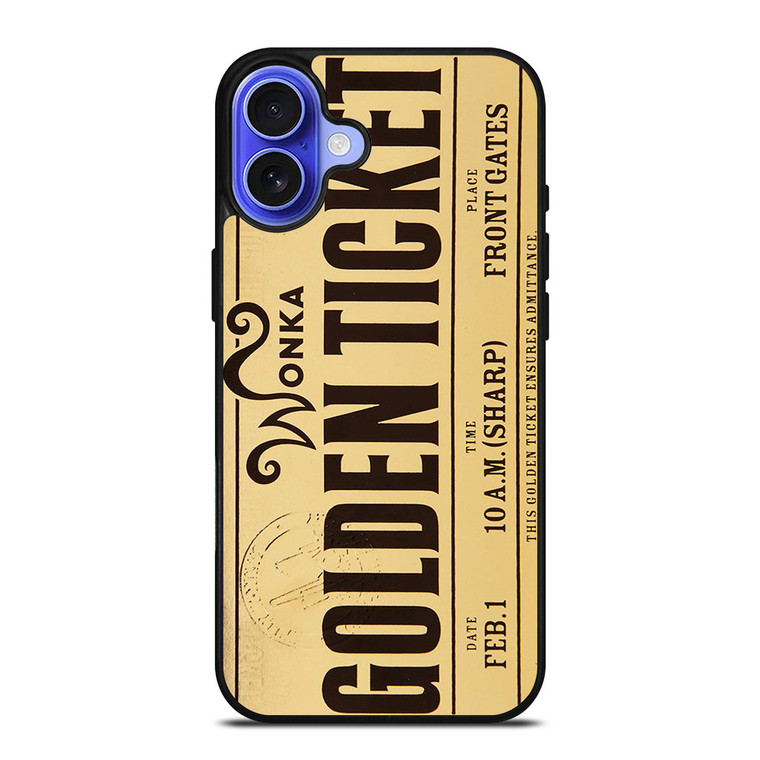 WILLY WONKA GOLDEN TICKET CHOCOLATE BAR iPhone 16 Case