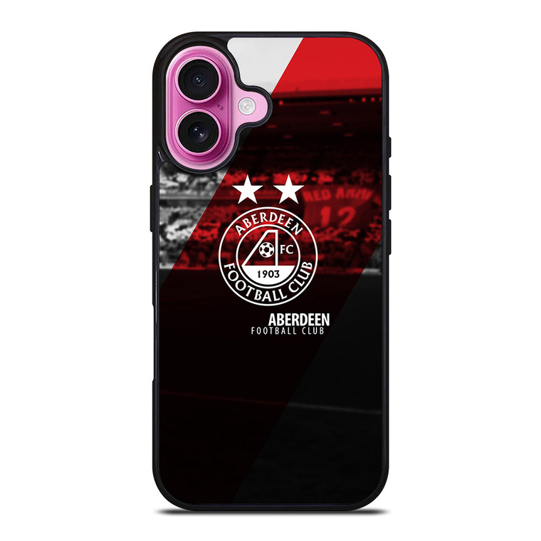 ABERDEEN FC LOGO iPhone 16 Plus Case ABERDEEN FC LOGO iPhone 16 Plus Case