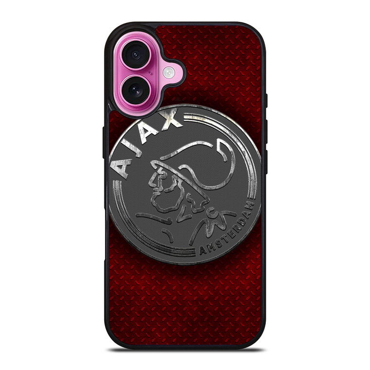 AJAX AMSTERDAM LOGO ART iPhone 16 Plus Case