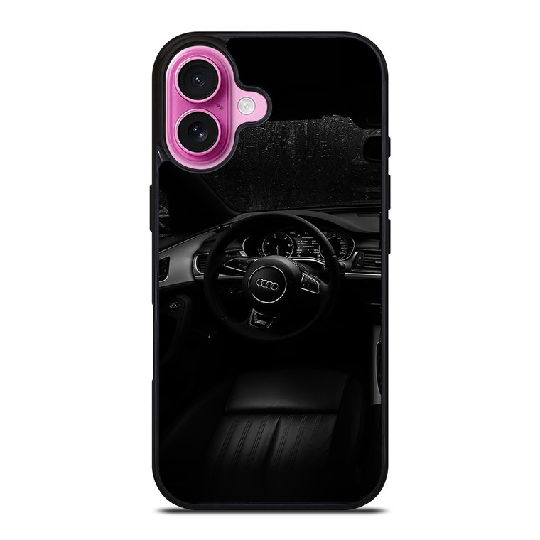 AUDI CAR INTERIOR iPhone 16 Plus Case