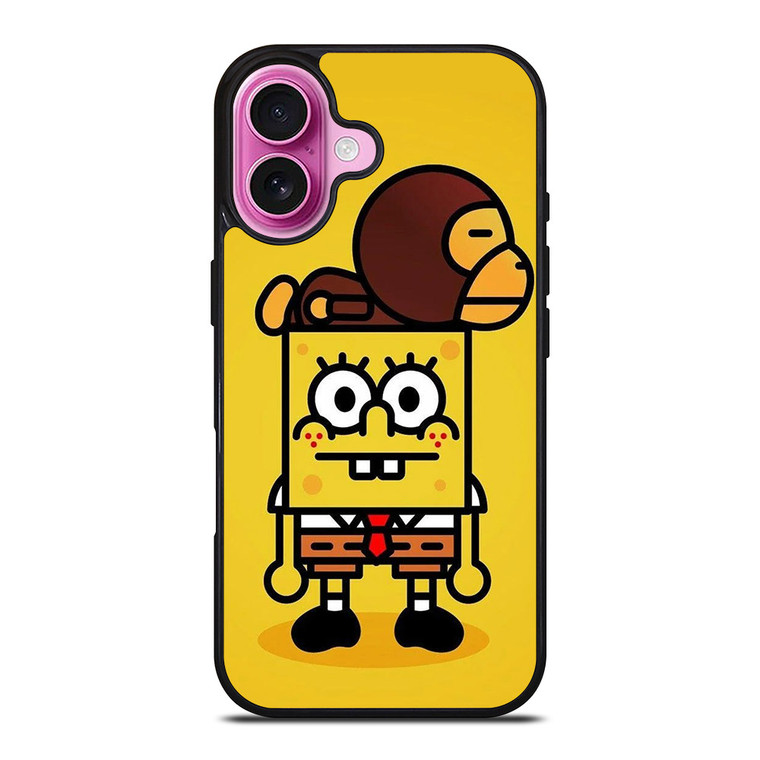 BAPE BABY MILO SPONGEBOB iPhone 16 Plus Case