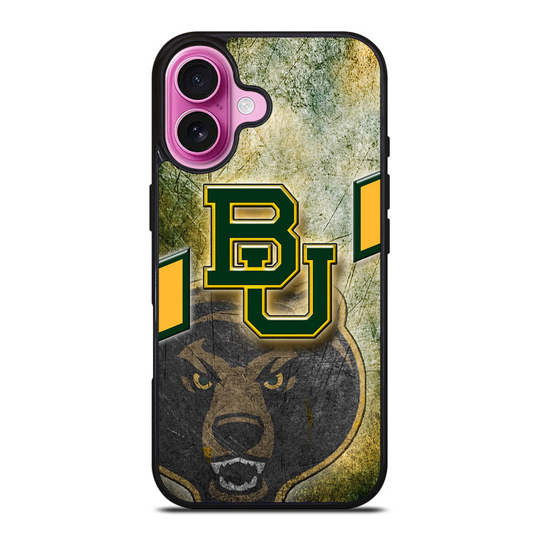 BAYLOR BEARS UNIVERSITY LOGO iPhone 16 Plus Case