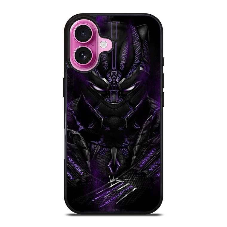 BLACK PANTHER MARVEL SUPERHERO iPhone 16 Plus Case BLACK PANTHER MARVEL SUPERHERO iPhone 16 Plus Case