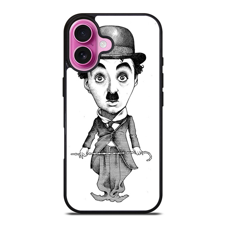 CHARLIE CHAPLIN CARTOON iPhone 16 Plus Case