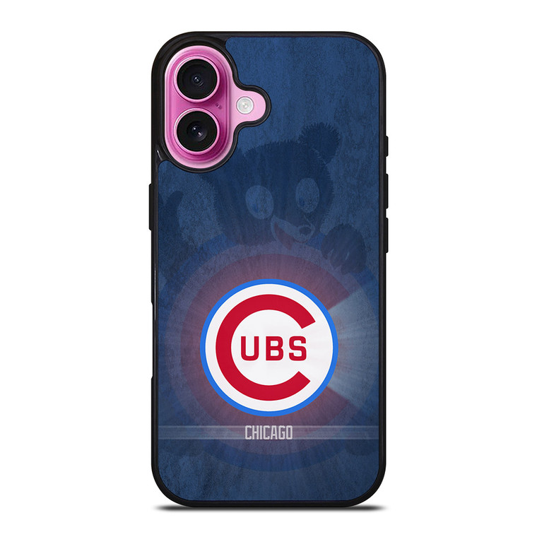 CHICAGO CUBS LOGO 4 iPhone 16 Plus Case