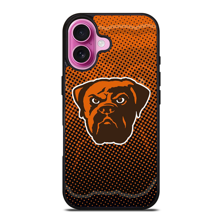 CLEVELAND BROWNS LOGO 3 iPhone 16 Plus Case