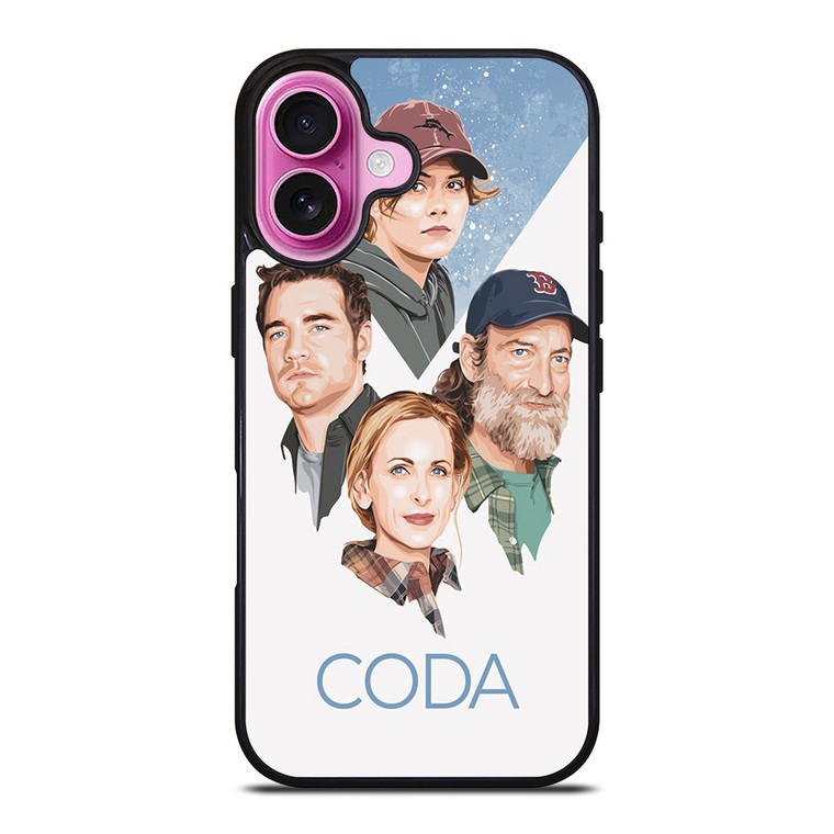 CODA FILM CHARACTERS iPhone 16 Plus Case CODA FILM CHARACTERS iPhone 16 Plus Case