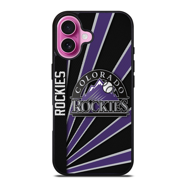 COLORADO ROCKIES LOGO 3 iPhone 16 Plus Case