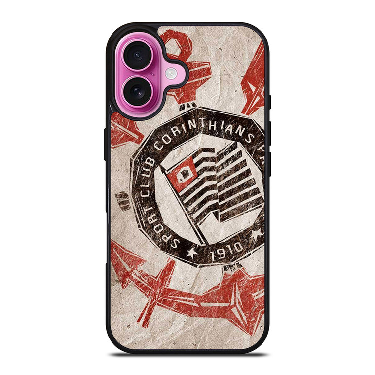 CORINTHIANS SC LOGO iPhone 16 Plus Case