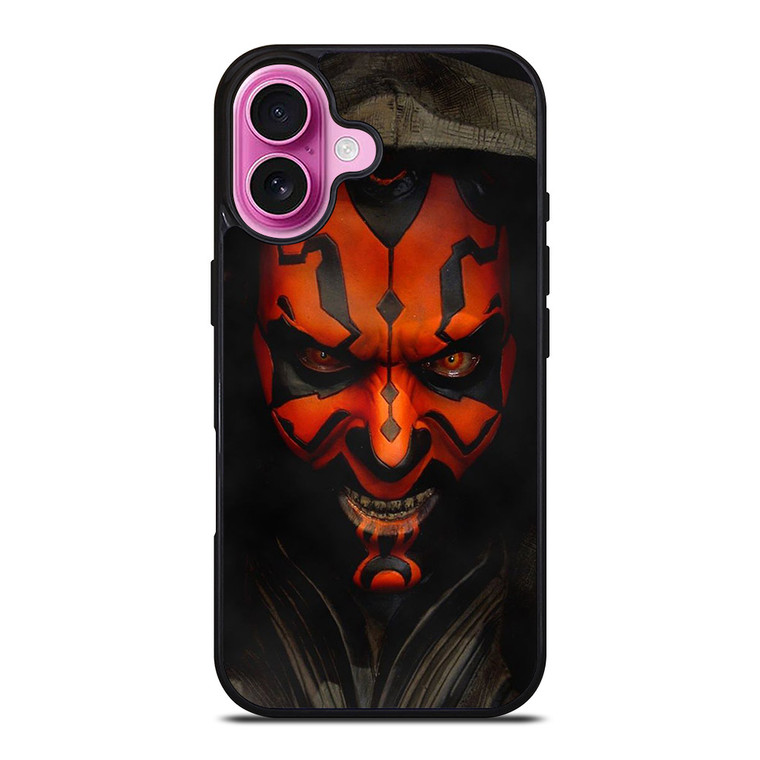 DARTH MAUL STAR WARS FACE iPhone 16 Plus Case