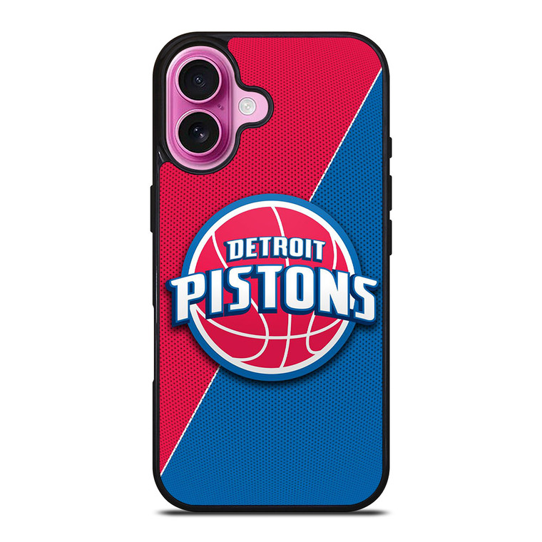 DETROIT PISTONS LOGO 4 iPhone 16 Plus Case