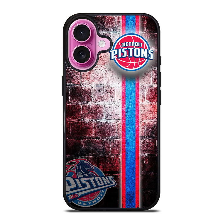 DETROIT PISTONS LOGO iPhone 16 Plus Case