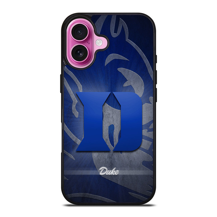 DUKE BLUE DEVILS LOGO iPhone 16 Plus Case