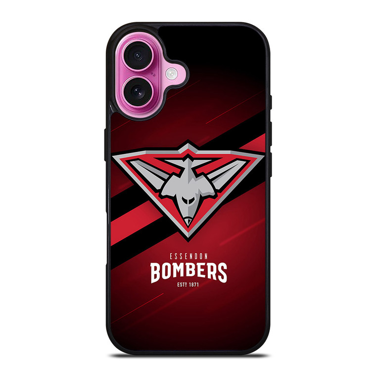 ESSENDON BOMBERS AFL LOGO iPhone 16 Plus Case