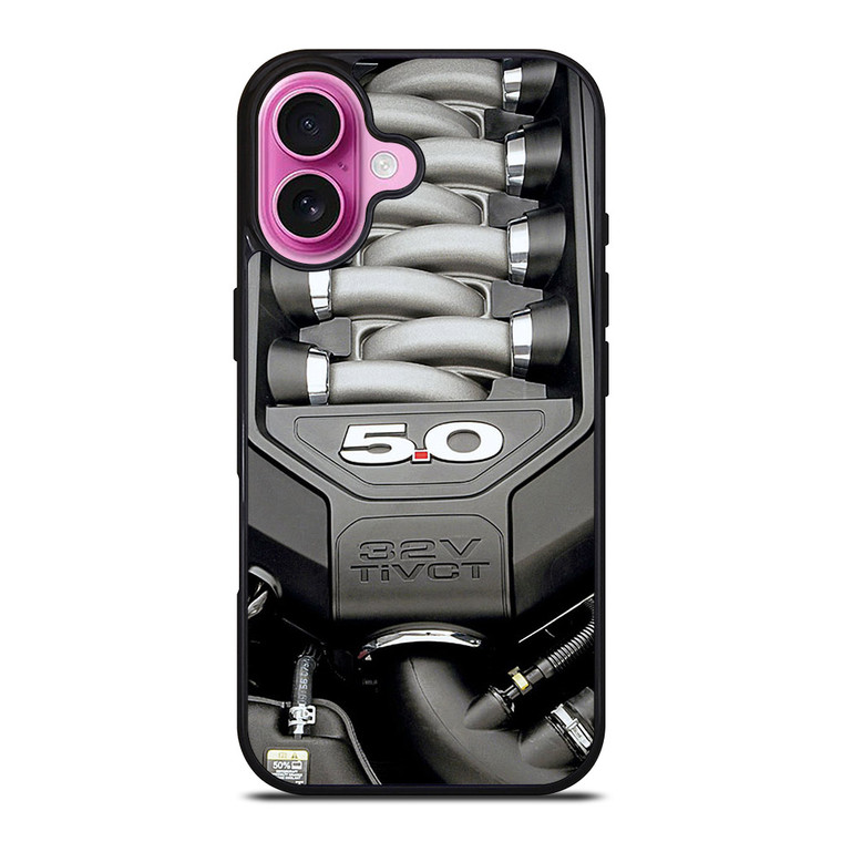 FORD MUSTANG ENGINE iPhone 16 Plus Case