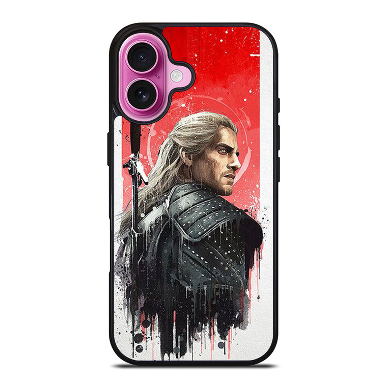 GERALT THE WITCHER ART iPhone 16 Plus Case