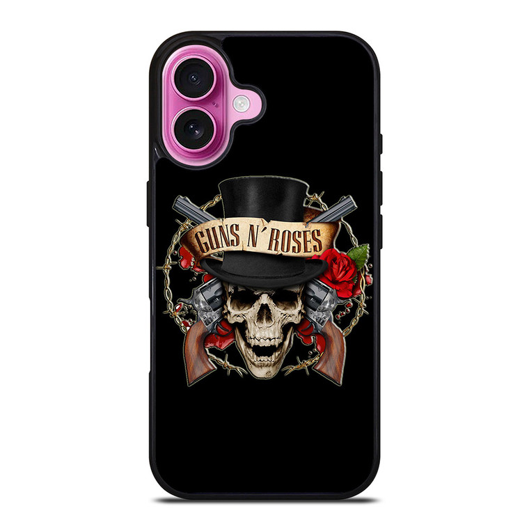 GUN AND ROSES iPhone 16 Plus Case