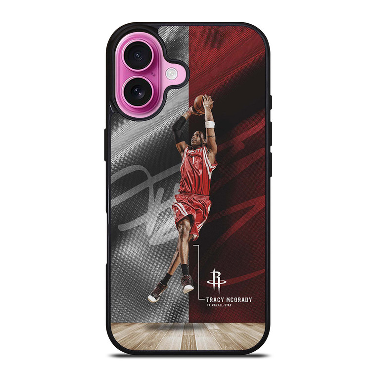 HOUSTON ROCKETS TRACY MCGRADY iPhone 16 Plus Case