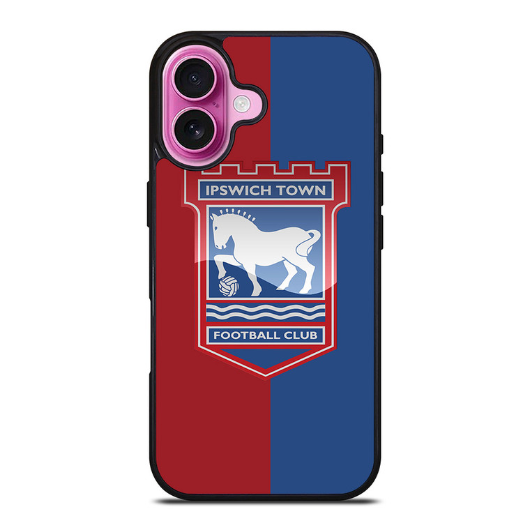 IPSWICH TOWN FC LOGO EPL iPhone 16 Plus Case