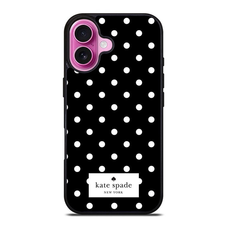 KATE SPADE POLKA BLACK iPhone 16 Plus Case KATE SPADE POLKA BLACK iPhone 16 Plus Case