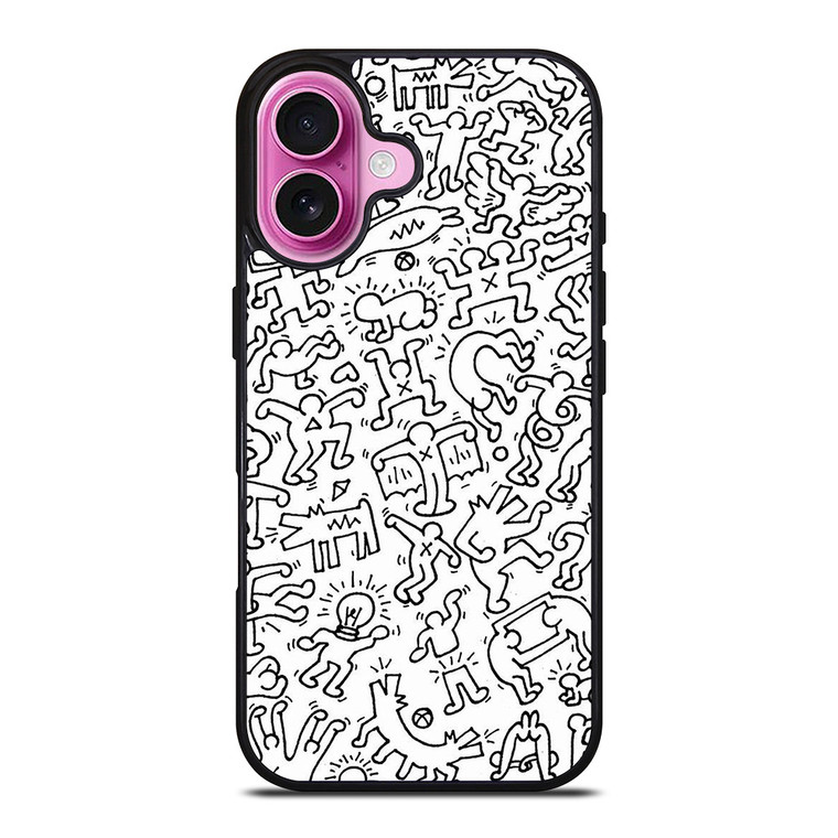 KEITH HARING iPhone 16 Plus Case