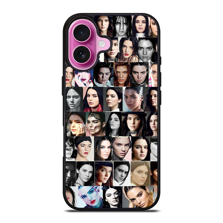KENDALL JENNER COLLAGE iPhone 16 Plus Case
