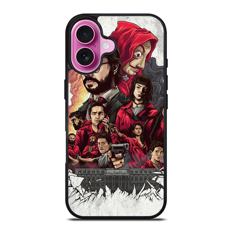 LA CASA DE PAPEL MONEY HEIST iPhone 16 Plus Case LA CASA DE PAPEL MONEY HEIST iPhone 16 Plus Case